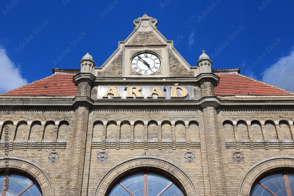 Arad, Romania - train station