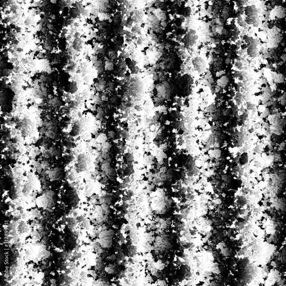 Fototapeta premium Marble like Noise Row Graphic Black and White Texture Background