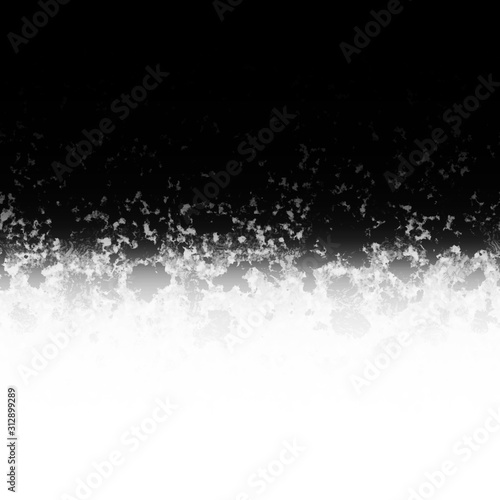 Misty Black and White Half Transition Graphic Texture Background