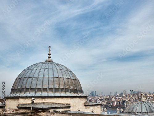Suleymaniye Mosque Complex and panorama of Istanbul