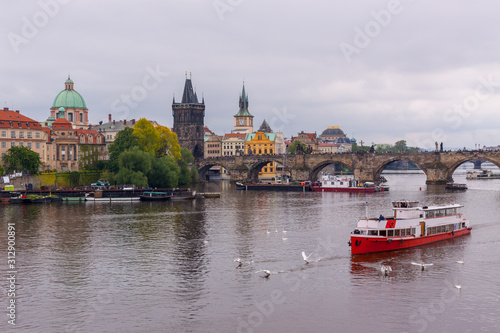 Panoramic of Prague