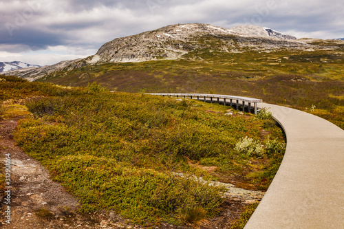 Vedahaugane rest stop in Norway photo