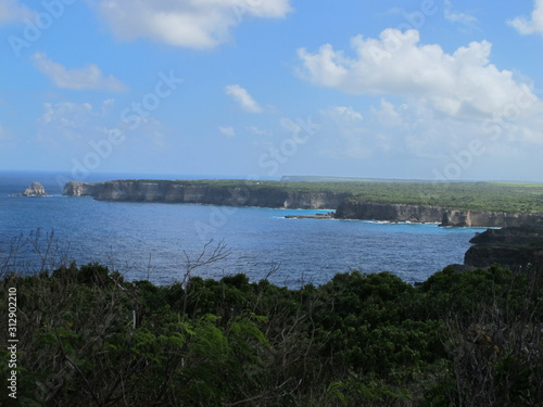 Guadeloupe sea view beach travel destination landscape in  a French overseas region  is an island group in the southern Caribbean Sea.