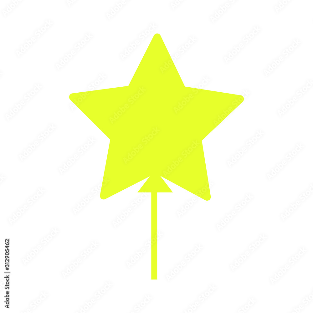 Balloon icon vector in white background Balloon icon vector in white background