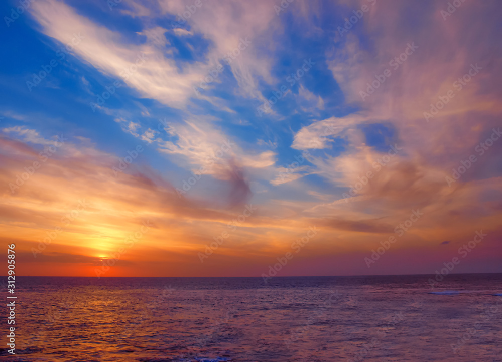 Sonnenuntergang über dem Atlantik