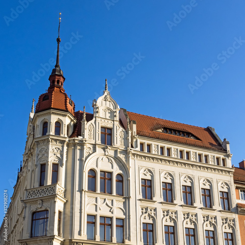 Altbau in der Altstadt von Görlitz, Sachsen, Deutschland