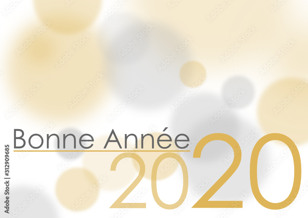 Fototapeta premium Carte Bonne Année