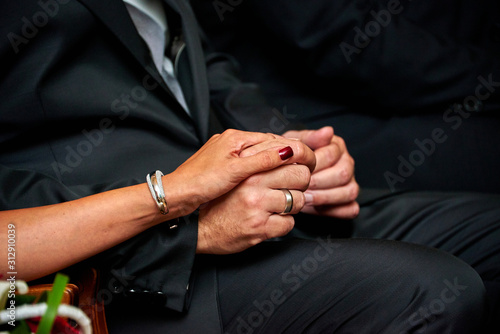 wedding couple hand in hand © fotowunsch