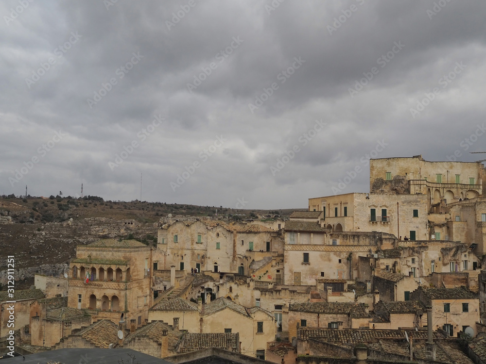 A day of vacation in the ancient city of Matera in Italy A day of vacation in the ancient city of Matera in Italy