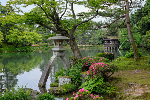 Tableau sur toile japanese garden