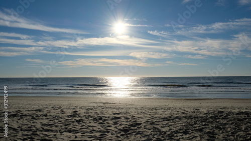 Sun over beach 001