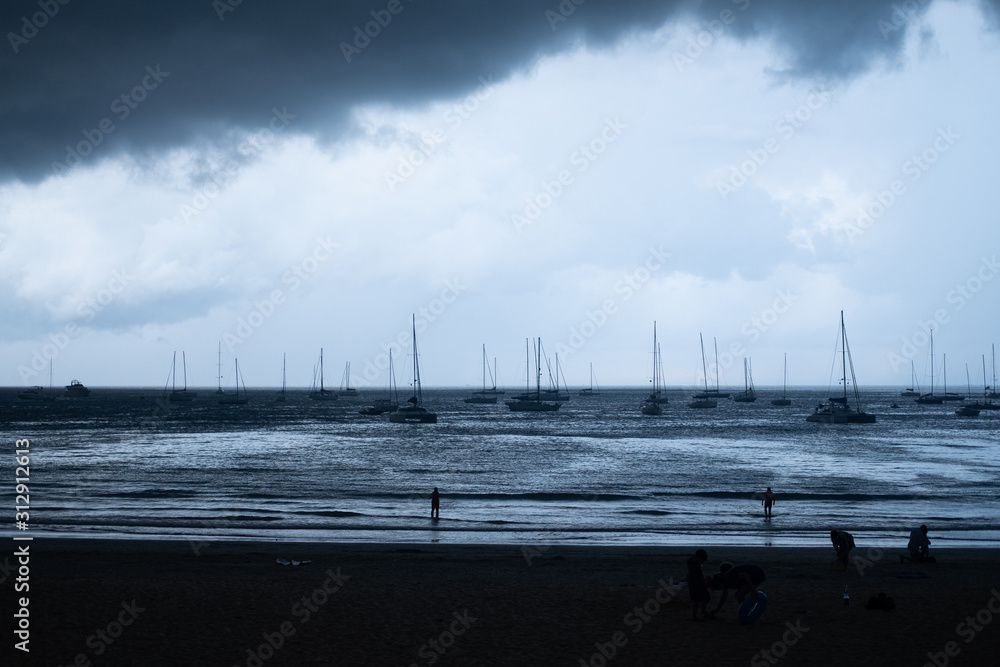 boats on the pier