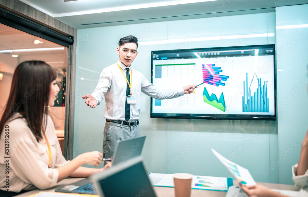 Business people meeting in conference  room