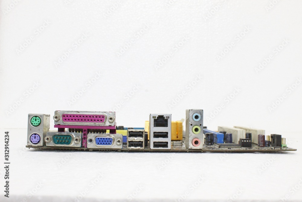 the main board in a white background, blur the main board in a white background, blur