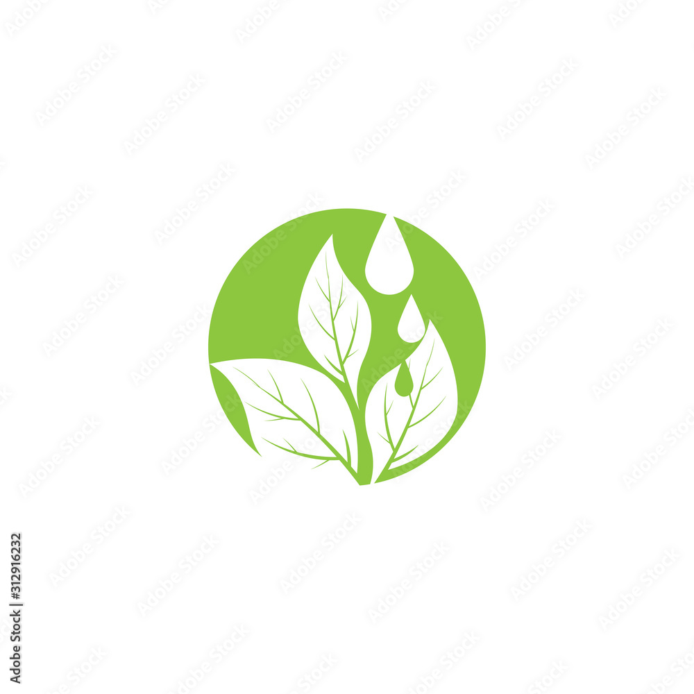 Vegan Logo Template vector symbol Vegan Logo Template vector symbol