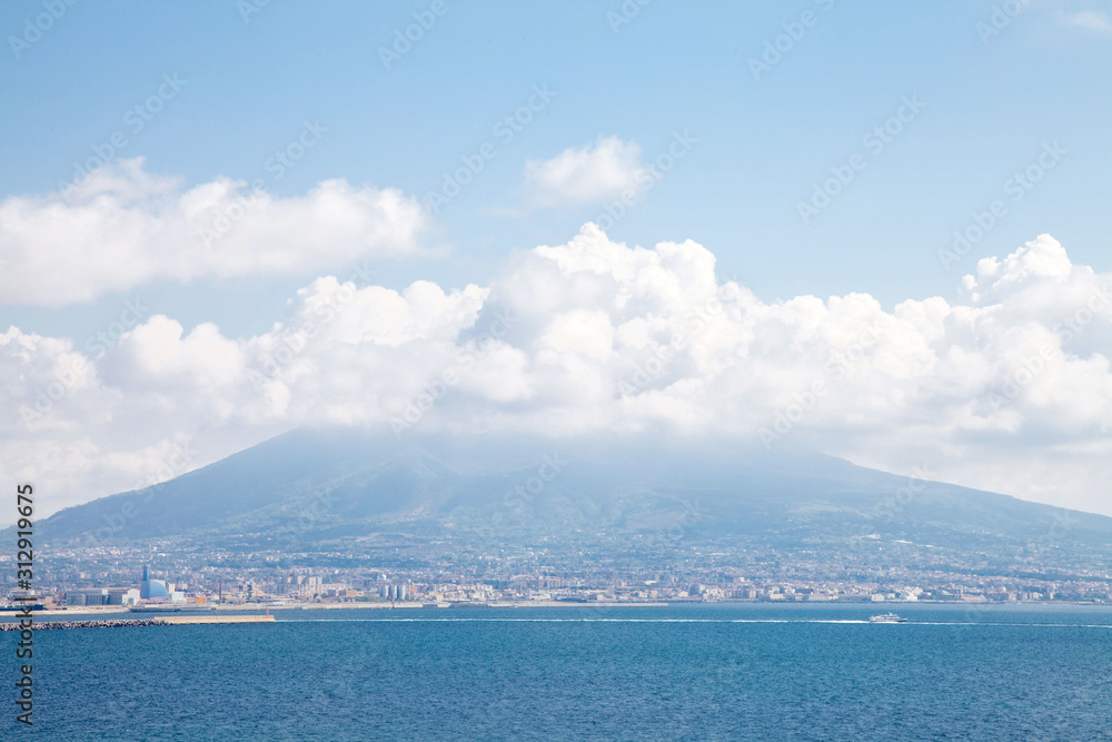 Mount Vesuvius and the bay of Naples, Italy Mount Vesuvius and the bay of Naples, Italy