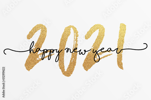 2021 - happy new year 2021 gold	