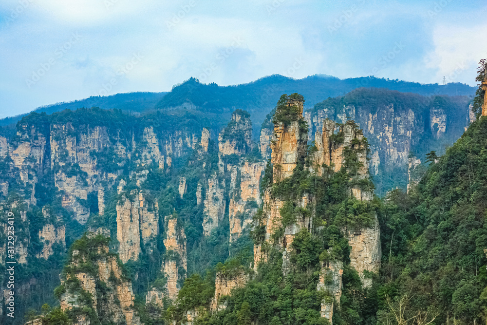 view of grand canyon in zhangjiajie china