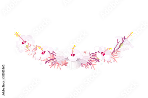 vector tropical pattern clip art