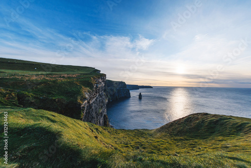 scenery of cliffs of moher