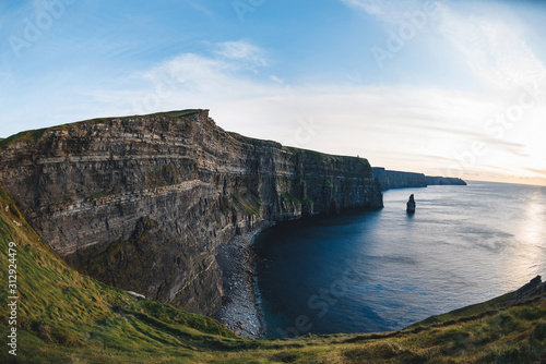 coastline at cliffs of moher