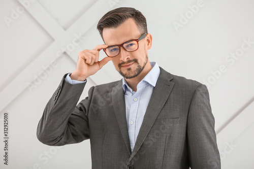 Confident young businessman...
