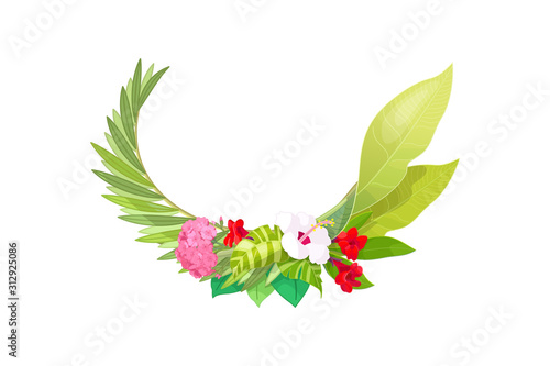 vector tropical pattern clip art