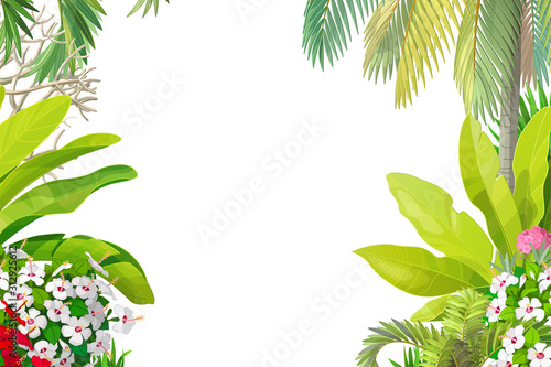 vector cartoon Sea border background
