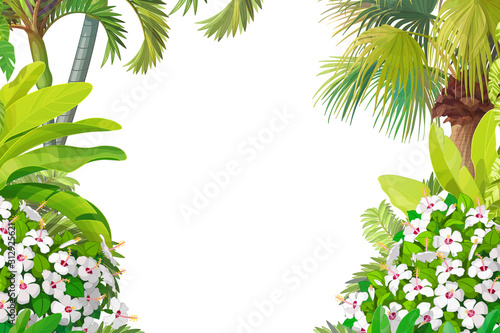 vector cartoon Sea border background