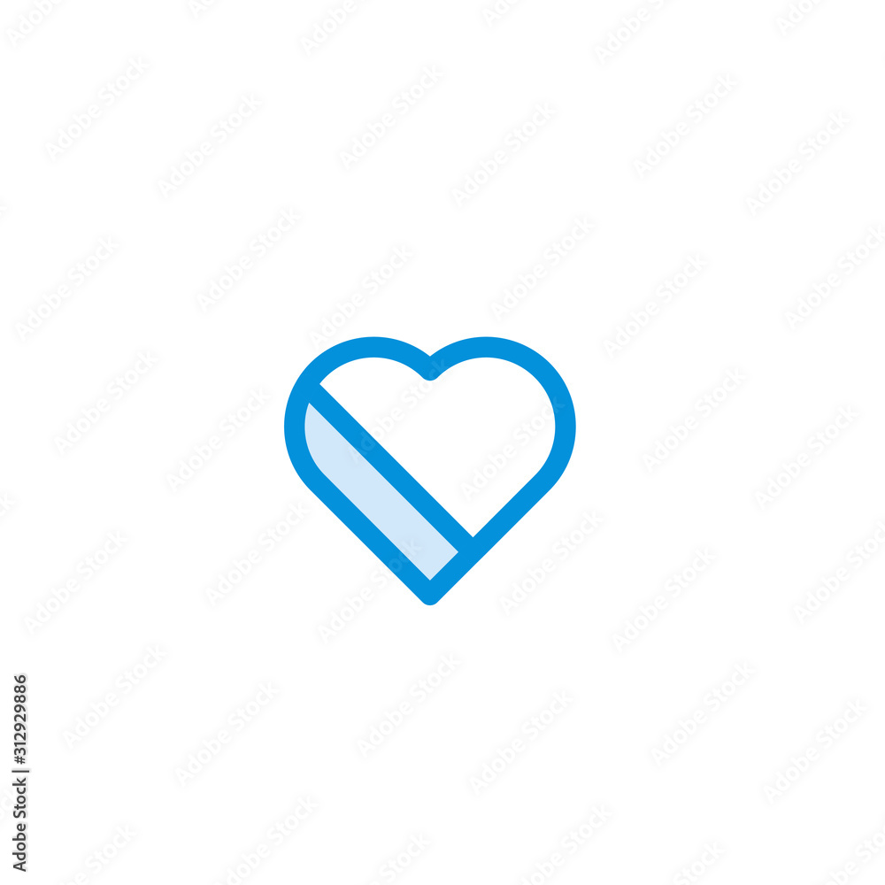 Love Logo Sale Vector Design Template Background