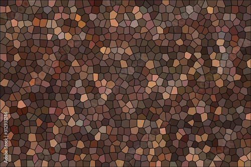 Geometrischer, orientalischer, 20 er Jahre Mosaik Hintergrund in braun, rose, pastell mit abstrakten Muster