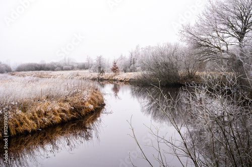 river in winter