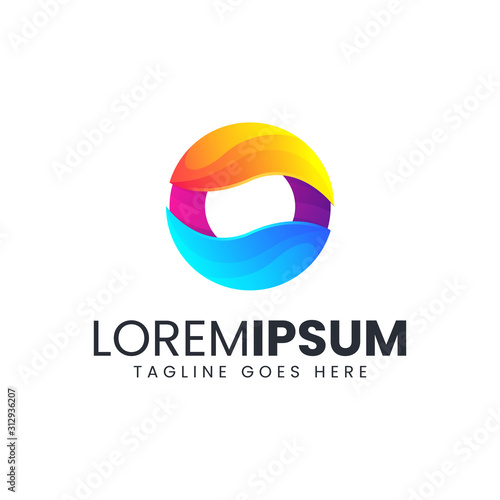 Free Download Modern Letter O Logo Design - GFXLoad