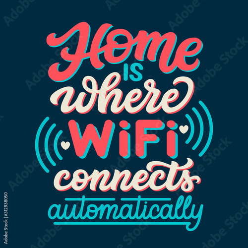Home wifi poster