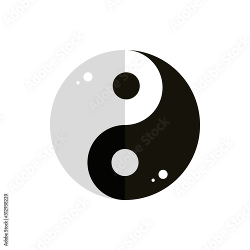 yin yang harmony symbol culture japan icon