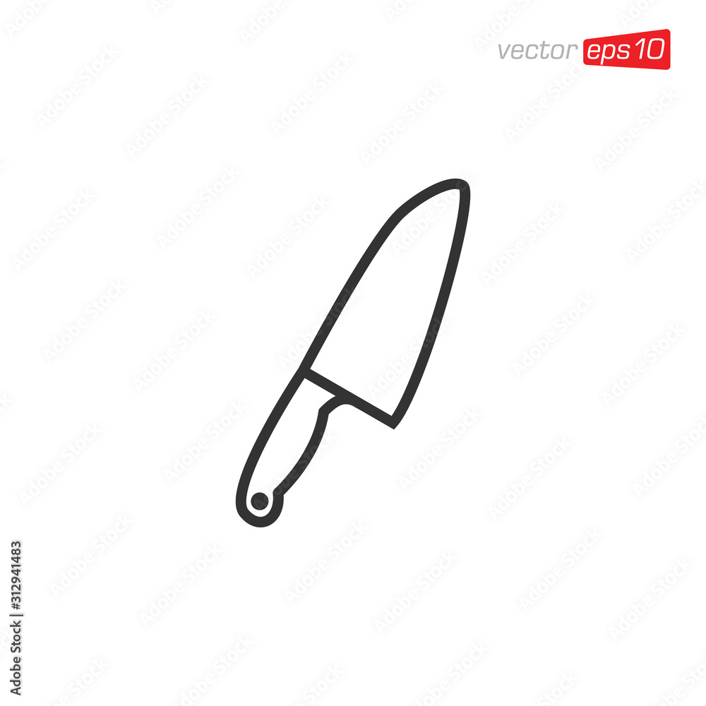 Knife Icon Design Vector Illustration Knife Icon Design Vector Illustration