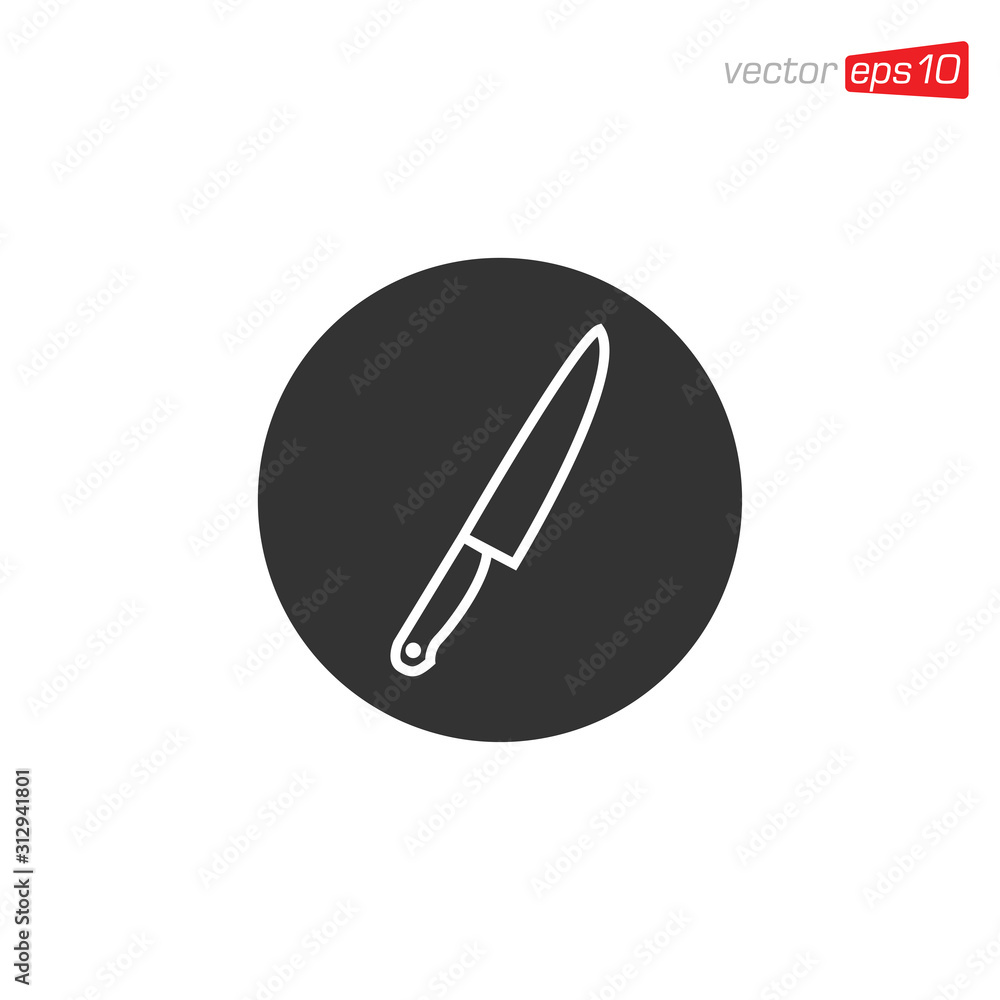 Knife Icon Design Vector Illustration Knife Icon Design Vector Illustration