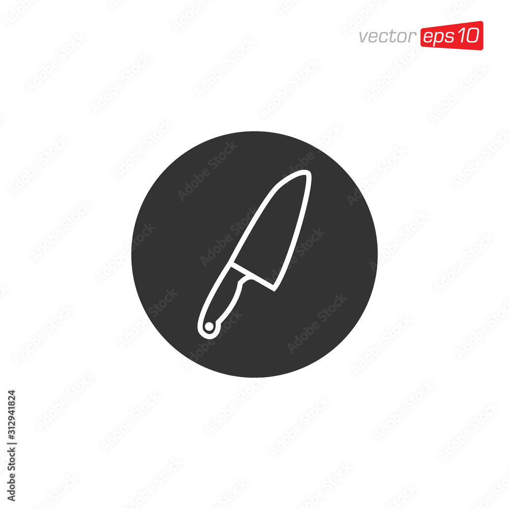 Knife Icon Design Vector Illustration Knife Icon Design Vector Illustration