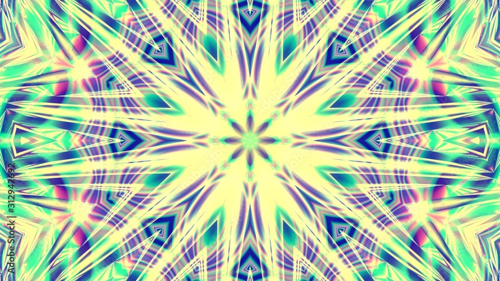 Kaleidoscope Mandala Art Design Abstract Background Kaleidoscope Mandala Art Design Abstract Background