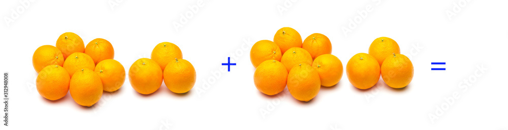 Sencillos problemas matemáticos de multiplicar con naranjas Sencillos problemas matemáticos de multiplicar con naranjas