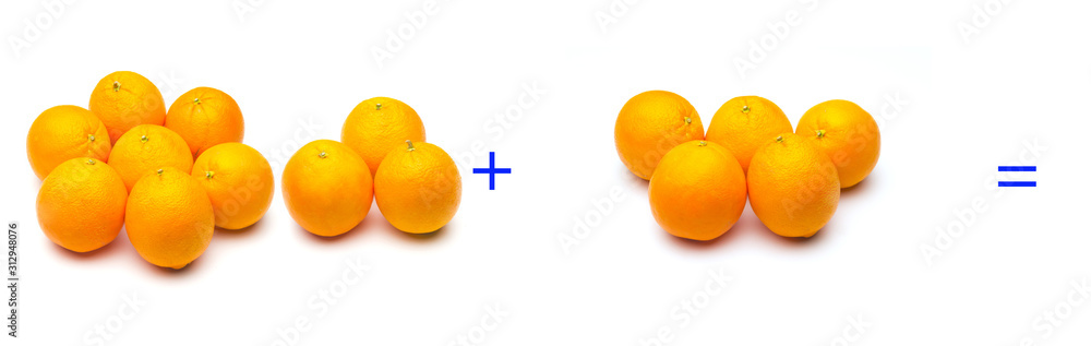 suma simple matemática, suma de naranjas, cálculo matemático sencillo suma simple matemática, suma de naranjas, cálculo matemático sencillo