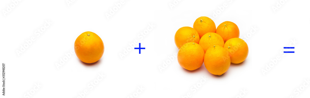 suma simple matemática, suma de naranjas, cálculo matemático sencillo suma simple matemática, suma de naranjas, cálculo matemático sencillo