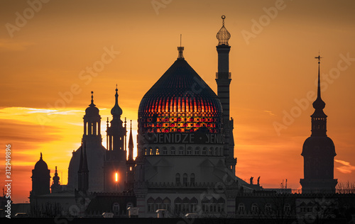 Dresden, Sonne, Panorama