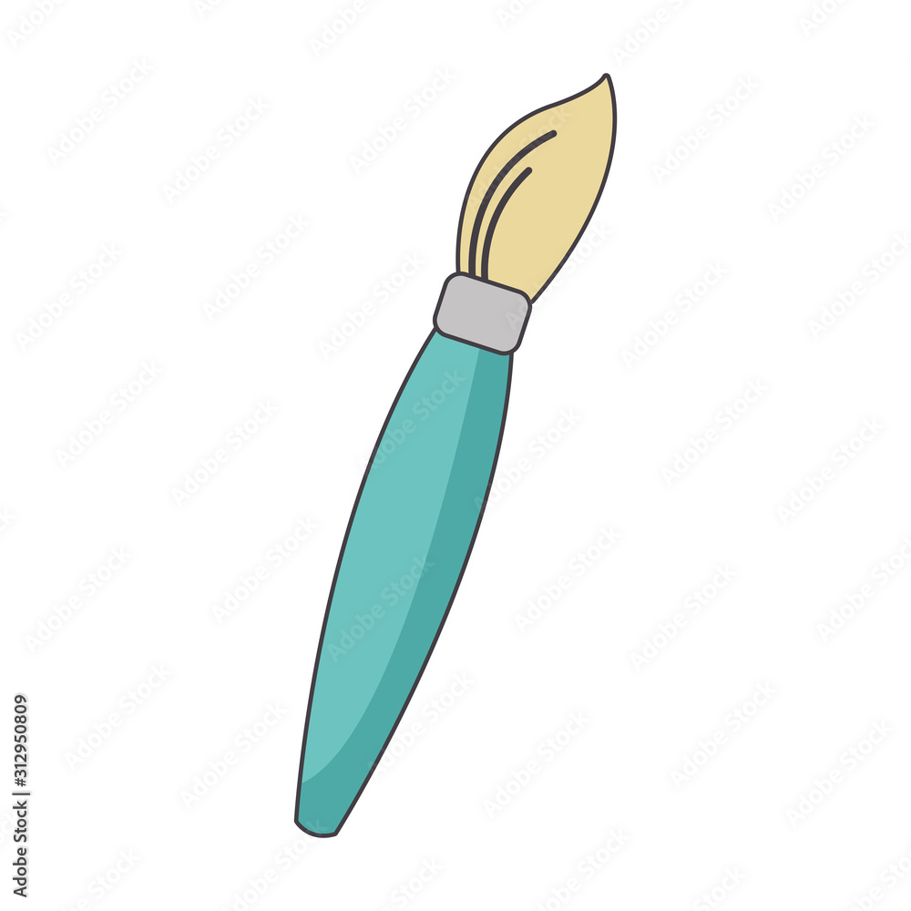 paint brush icon, colorful design paint brush icon, colorful design