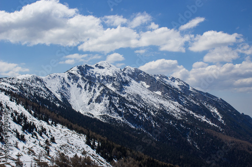 View from the top of Monte Baldo to lake Garda, Italy © Mariia
