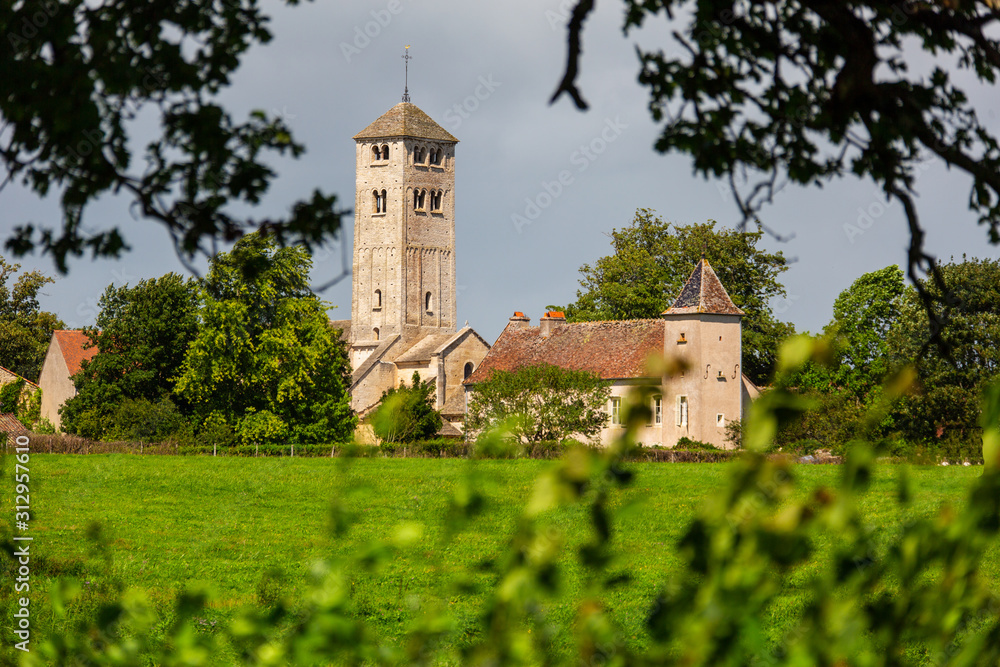 Chapaize im Burgund in Frankreich