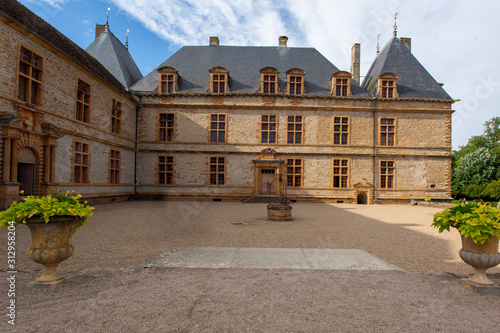 Schloss Chateau Cormatin im Burgund in Frankreich