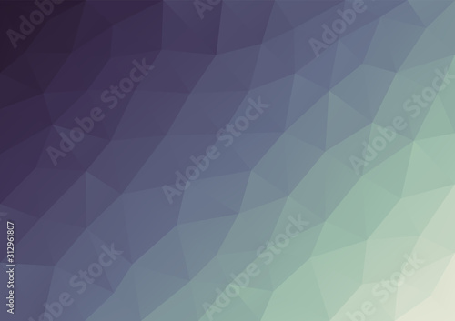 Abstract dark violet polygonal background of geometric shapes. Retro triangle background. Colorful mosaic pattern. Geometric background in Origami style with gradient.  Low poly background of triangle