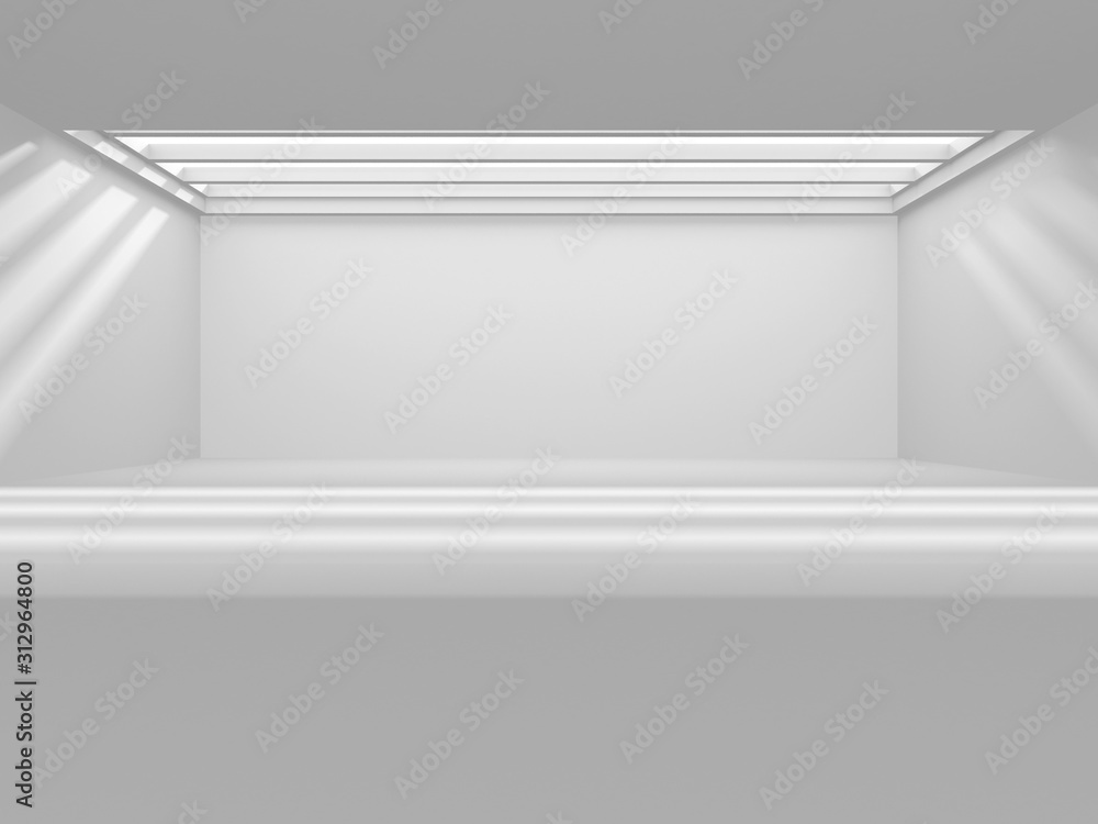 Futuristic White Architecture Design Background Futuristic White Architecture Design Background