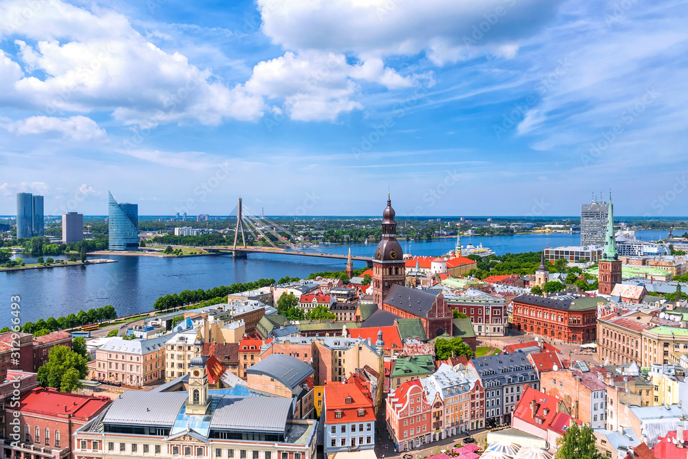 View of old Riga, Latvia